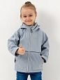 Демисезонная детская мембранная куртка 243326, цвет платиновый