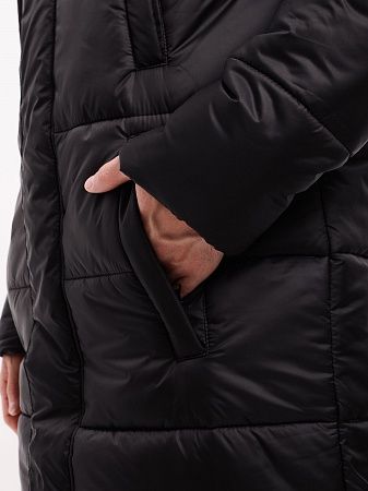 Зимнее мужское пальто Торнадо, цвет черный 