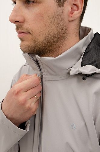 Демисезонная мембранная куртка Норвегия Pro, цвет серый туман